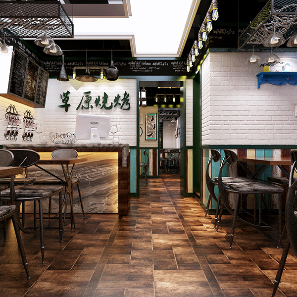 绥化烧烤店装修